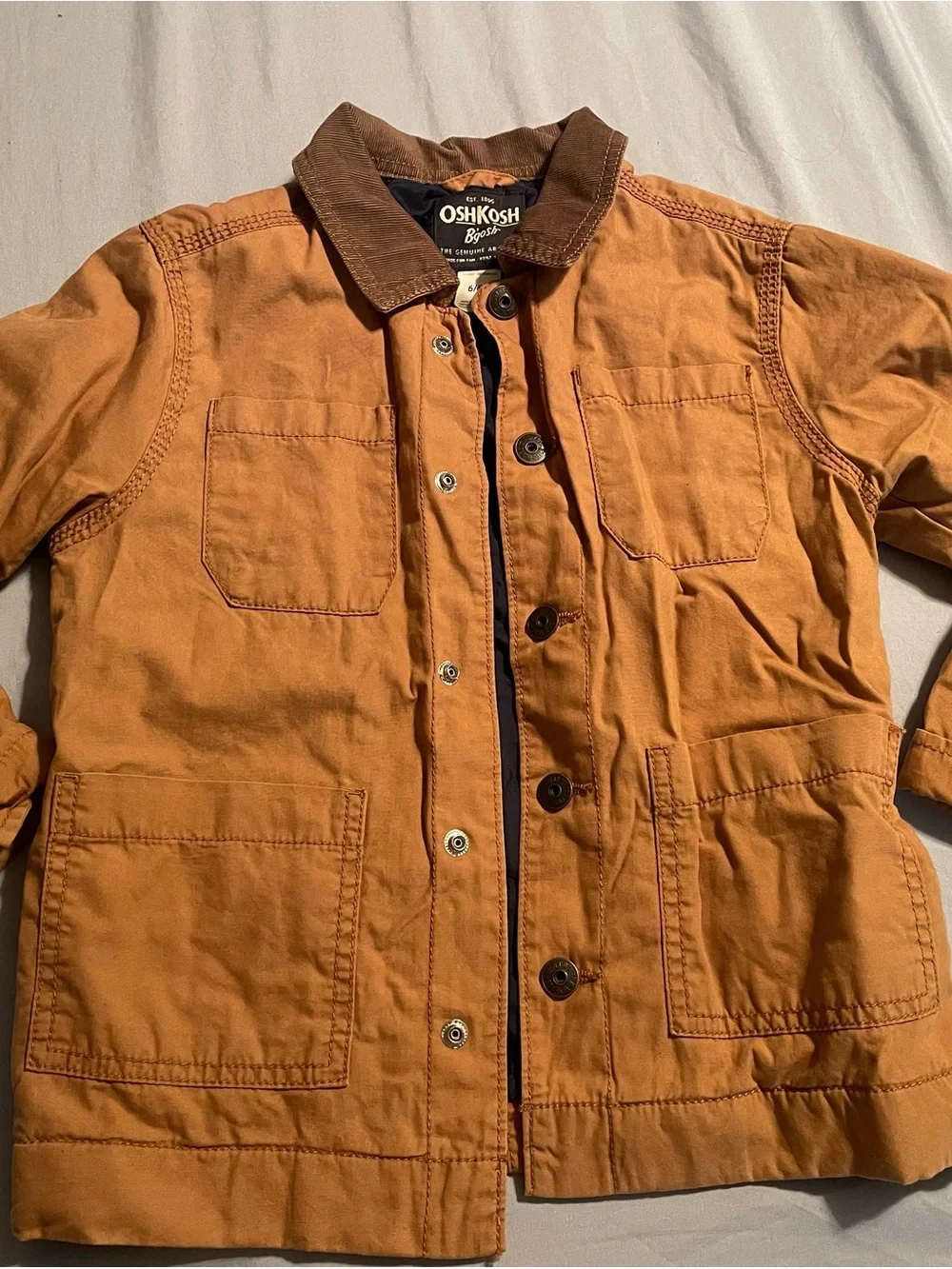 Boys Tan Workwear Jacket - OshKosh